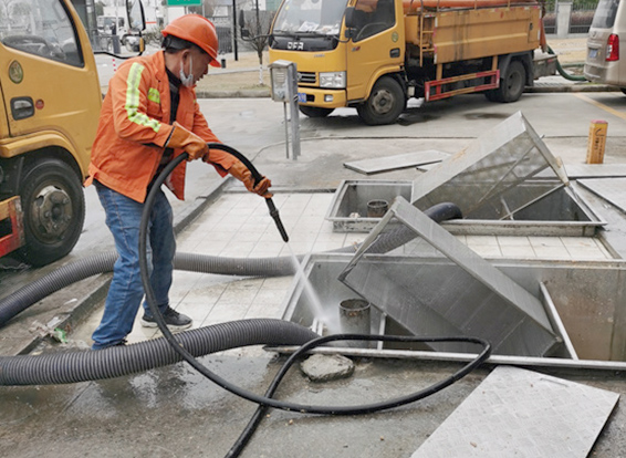 洪梅镇隔油池清理